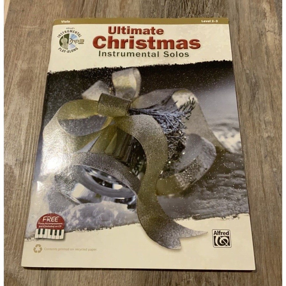 Ultimate Christmas Instrumental Solos for Strings‎ Alfred's CD Play Along Viola